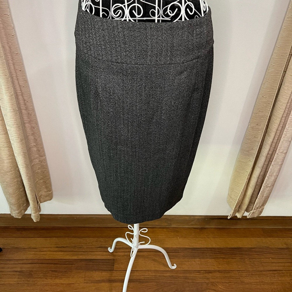 Mossimo Dark Gray Pencil Skirt